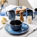 Hasense Coffee Mug, 20 oz tasse à café en céramique pour les hommes et les femmes, grande tasse de café pour la soupe de café Latte pour bureau et maison, lave-vaisselle et micro-ondes coffre-fort, 1 PCS (Bleu)