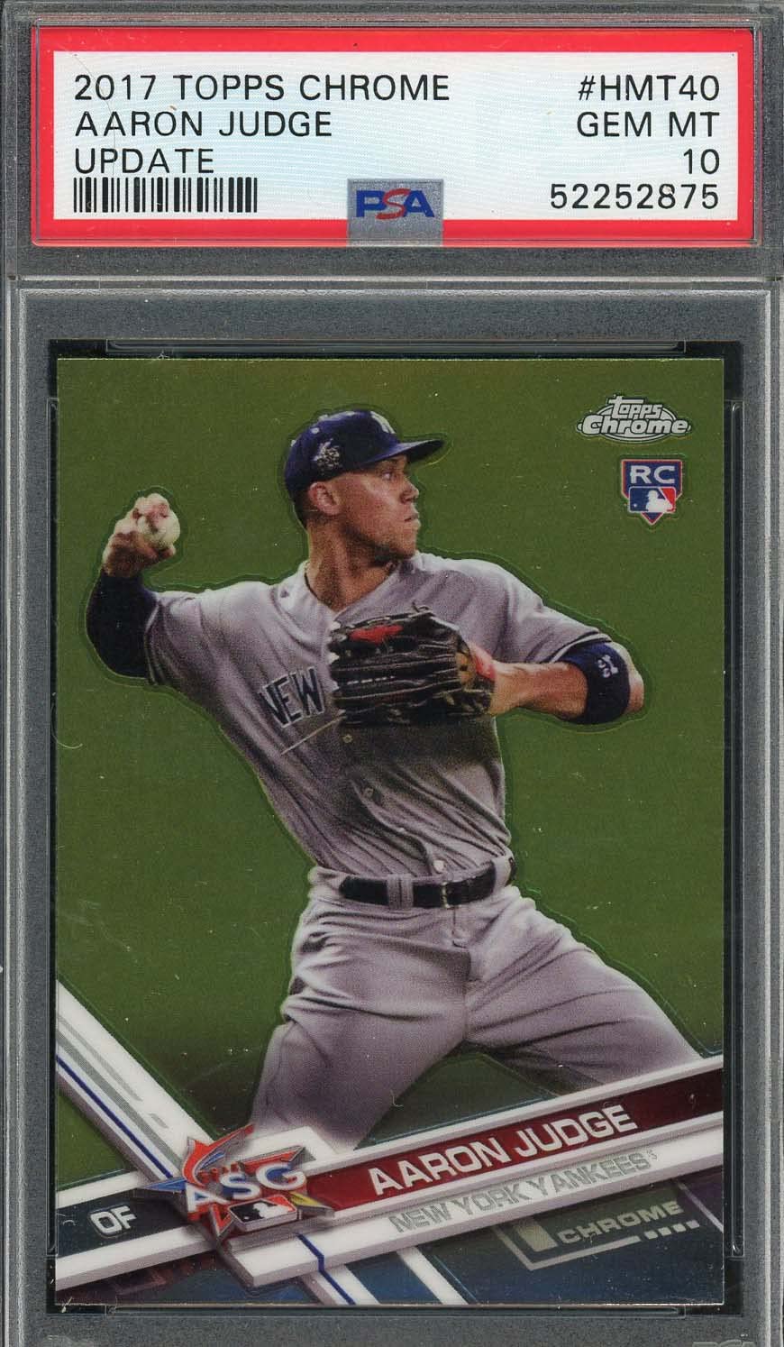 Amazon.com: Aaron Judge 2017 Topps Chrome Update Baseball Rookie 