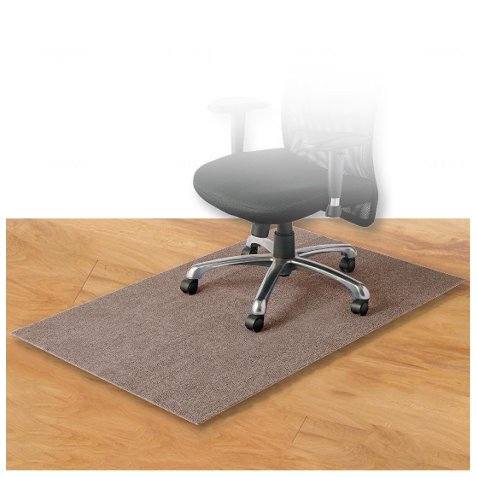 Tappeto per Sedia con Ruote Antiscivolo, AntiGraffio,Durevole nel Tempo, Tappeto Salvapavimento, Tappeto Gaming Pavimento per Parquet e Pavimenti Duri/Piastrelle,Brown-90×120cm