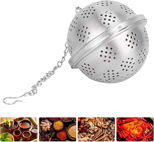 Miniatura 5 de 304 Stainless Steel Tea Strainer Infuser Seasoning Filter Mesh Design Kitchen Accessories(S)
