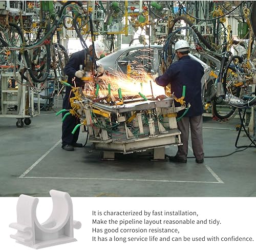 Miniatura 2 de Yardwe 200 ganchos de soporte de tubería Pex, abrazaderas de soporte PEX con gancho en U de 12 pulgada, clips de abrazadera de tubería de suministro