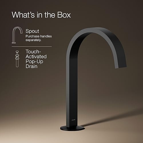 Miniatura 55 de Kohler 77968-CP Components - Caño para fregadero, cromo pulido