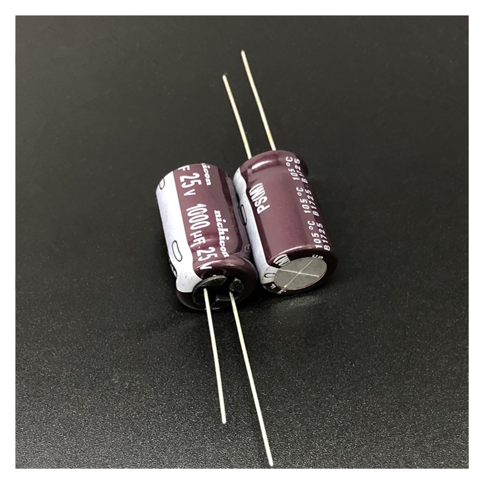 Condensateur 1000uF 25V basse impédance de type électrolytique en aluminium - 5 pièces