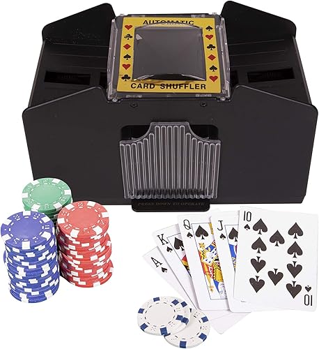 Miniatura 2 de Barajador automático de cartas I Tarjetas de póquer Barajadores de cartas de casino profesional I Barajador de tarjetas eléctricas Equipo de casino