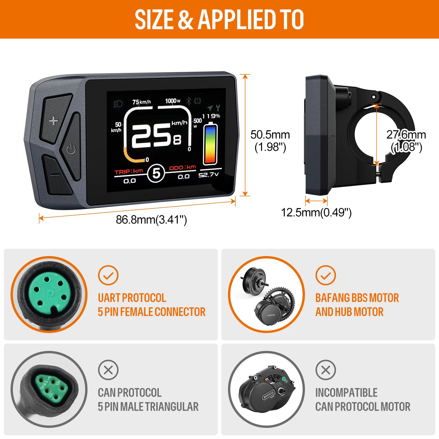 Accolmile B02N Display Compatibility