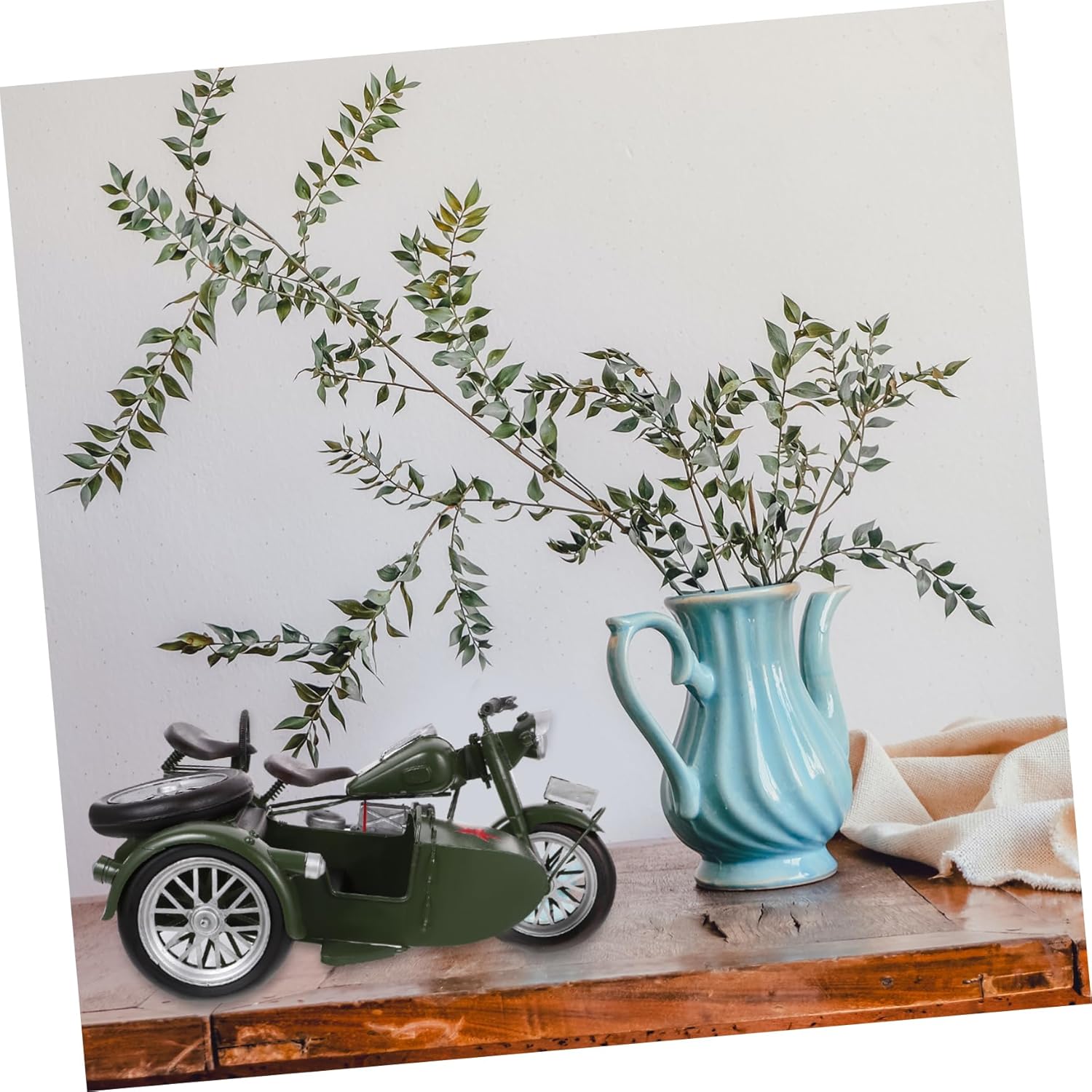 Ciieeo Vintage Tricycle Model Kit Classic Iron Car Model Motorcycle Decor for Home