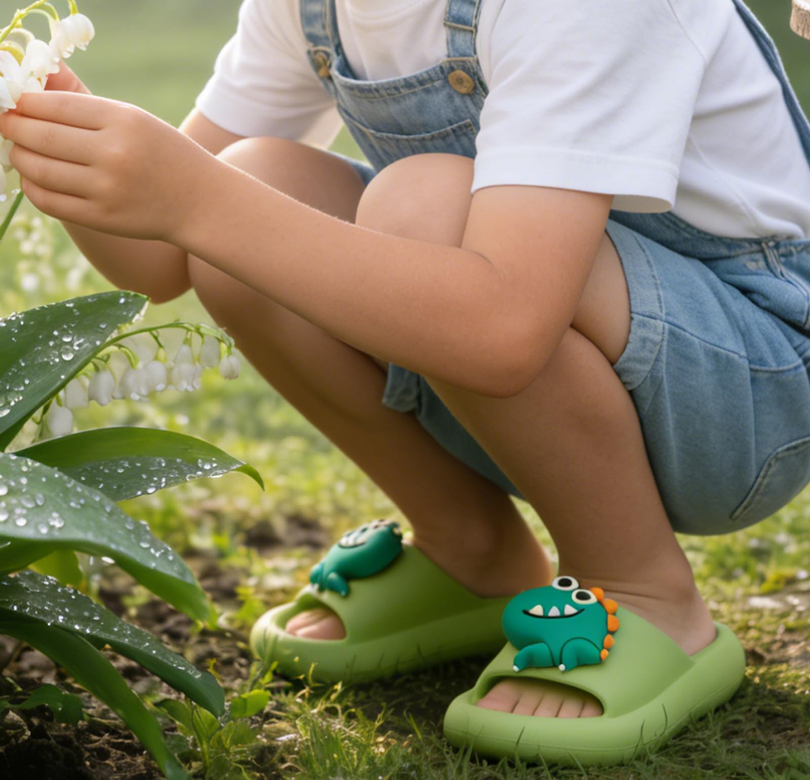 Chanclas de Baño Antideslizantes para Niños y Niñas - Ultraligeras <150g (Tallas 22/23 EU) - 20-36 EU, Sandalias Zapatillas EVA para Baño, Playa, Piscina, Jardín Interior y Exterior — view 2