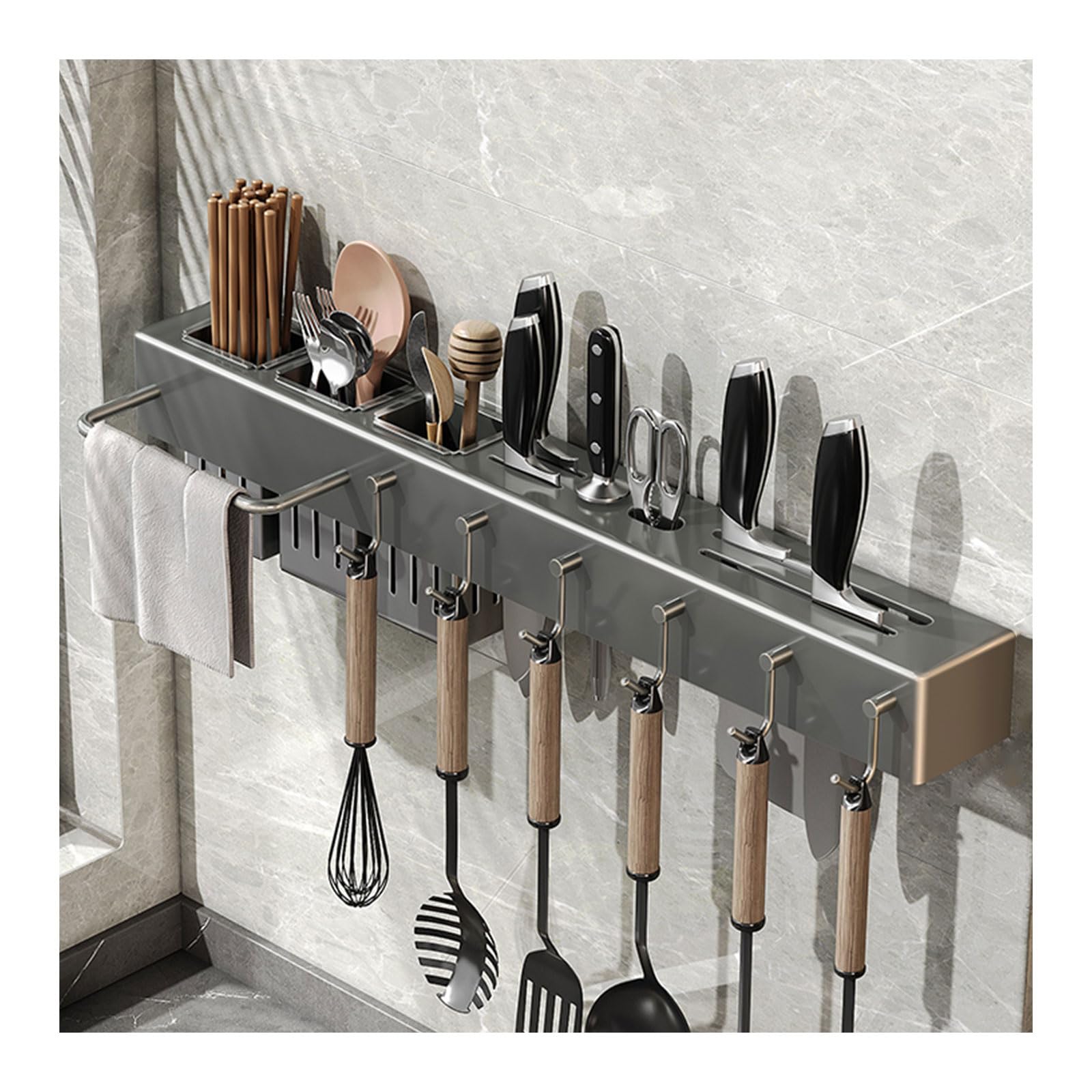 Dunelm Kitchen Rail With Hooks DREAMWENF Kitchen Wall Mounted