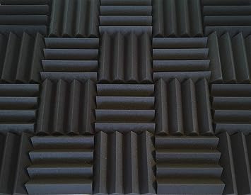 Bulk Acoustic Foam Panels For Studio Soundproofing And Sound Dampening, 48 sq ft packs available in 1 inch 2 inch 3 inch and 4 inch Wedge Style Tiles 3 inch