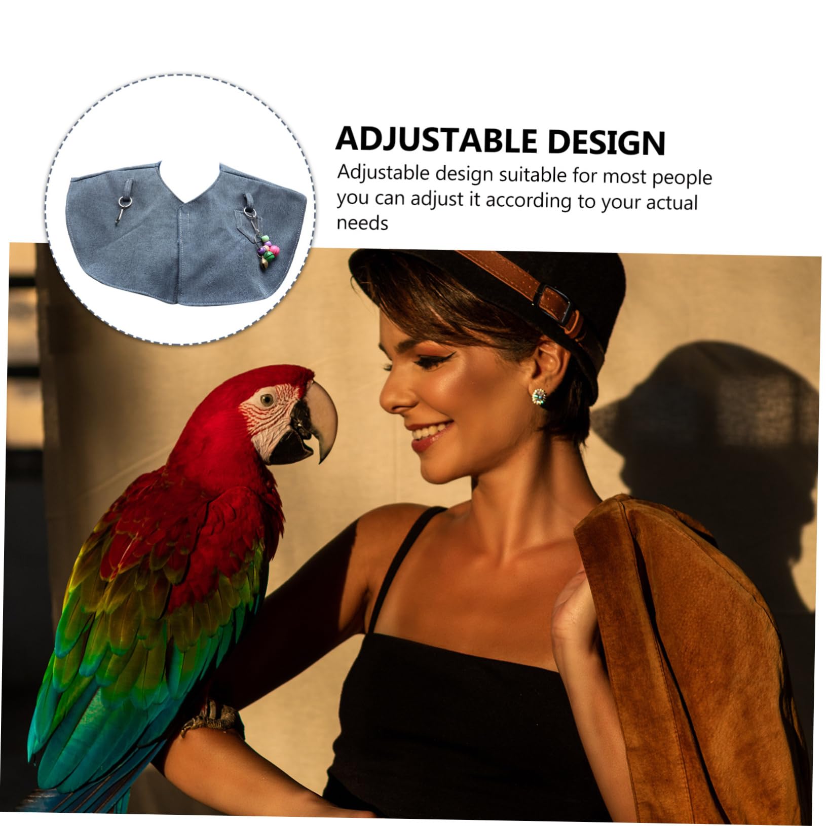 Totority Pad Bird Shoulder Protector Parrot Training Pad Machine Washable Random Color