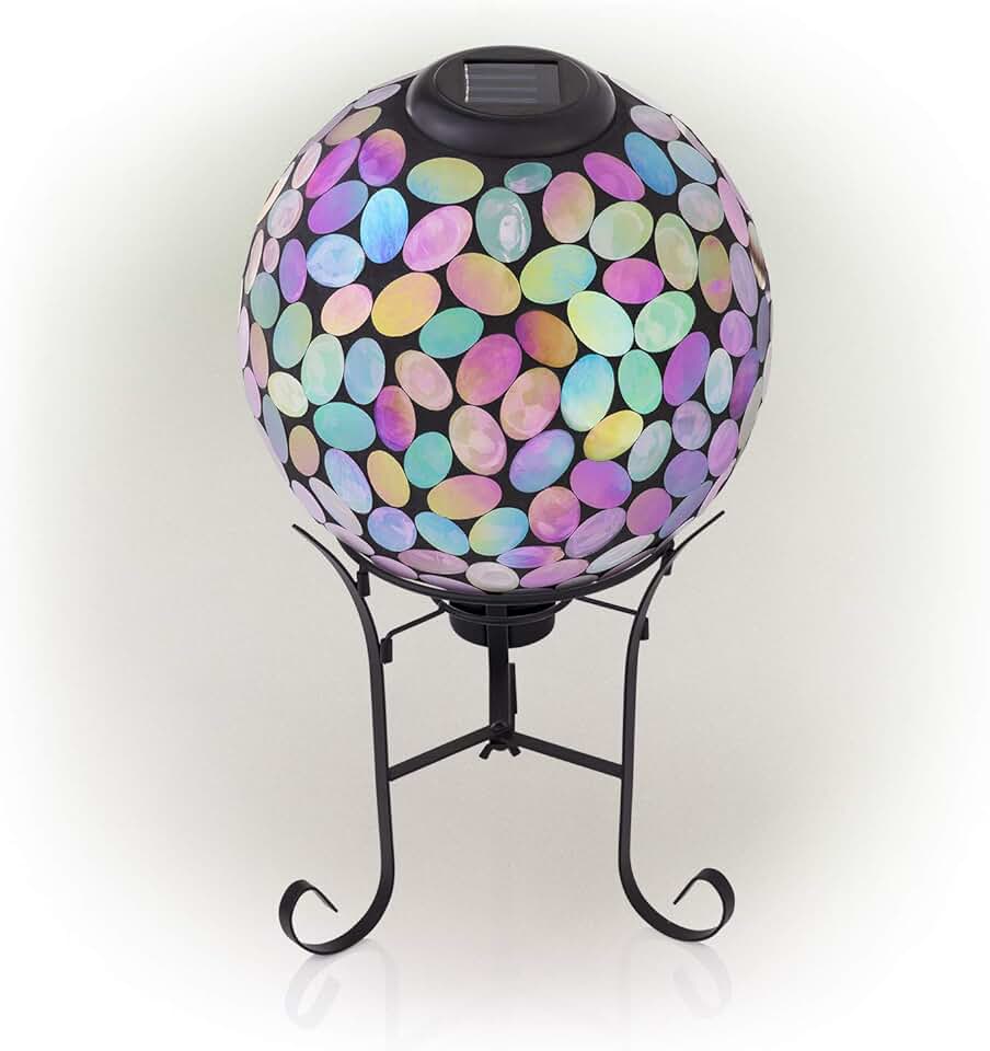 outdoor gazing balls