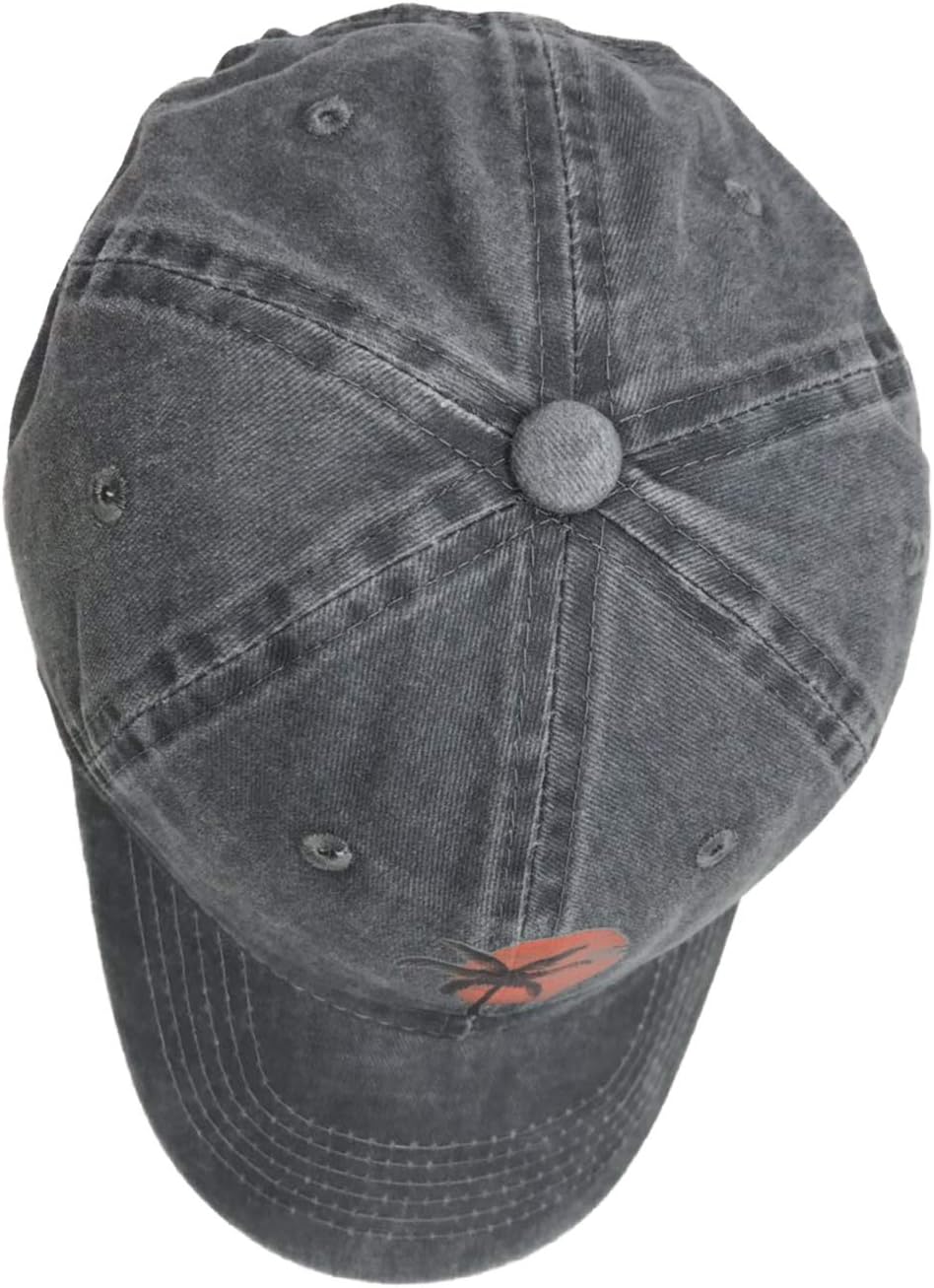 Palm Tree Baseball Caps Summer Aloha Beaches Outdoor Adjustable Denim Dad Hat - Image 4