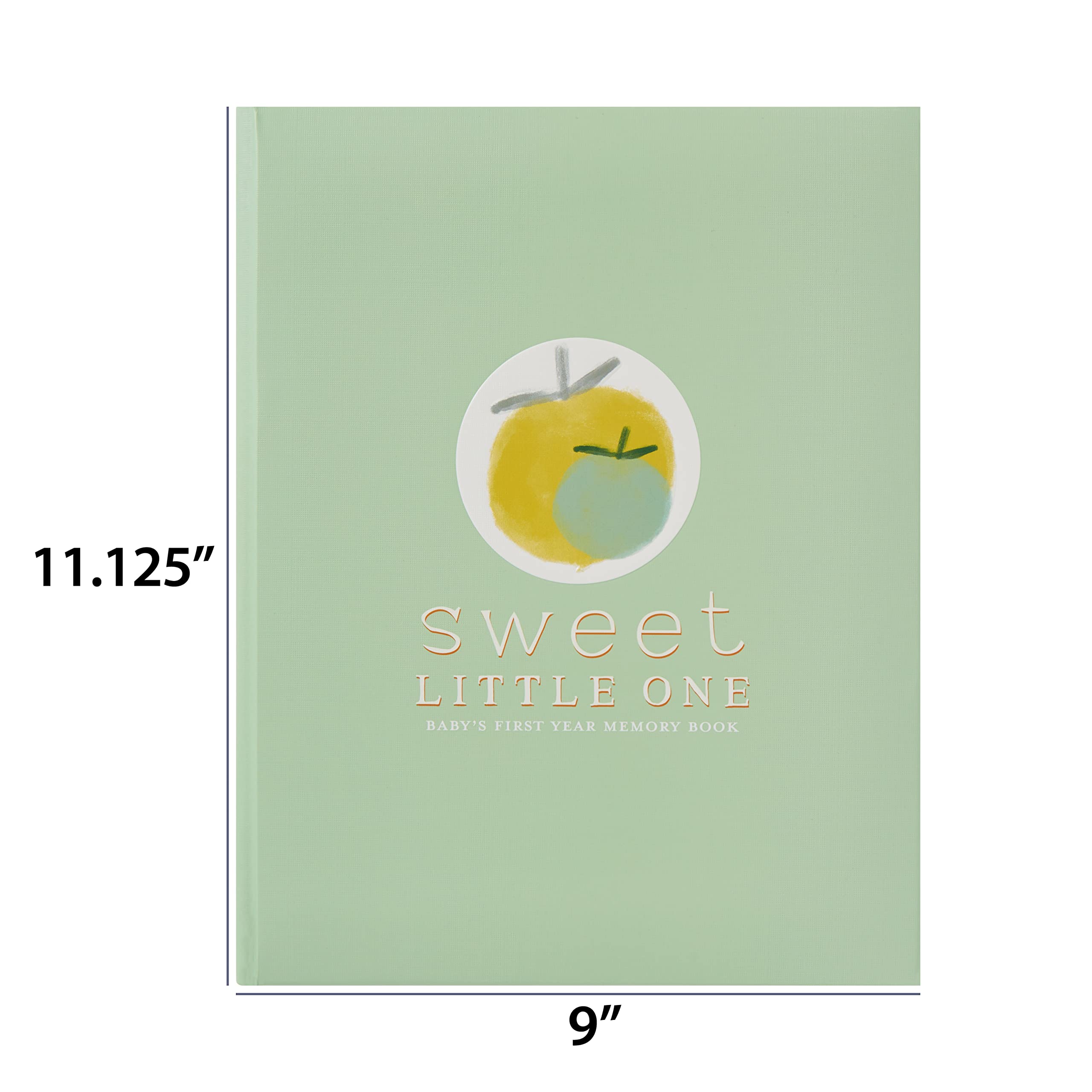 Carter's B2-24958 Livre de souvenirs pour journal intime pour bébé unisexe, 48 pages uniques, 22,1 x 28,4 cm, multicolore