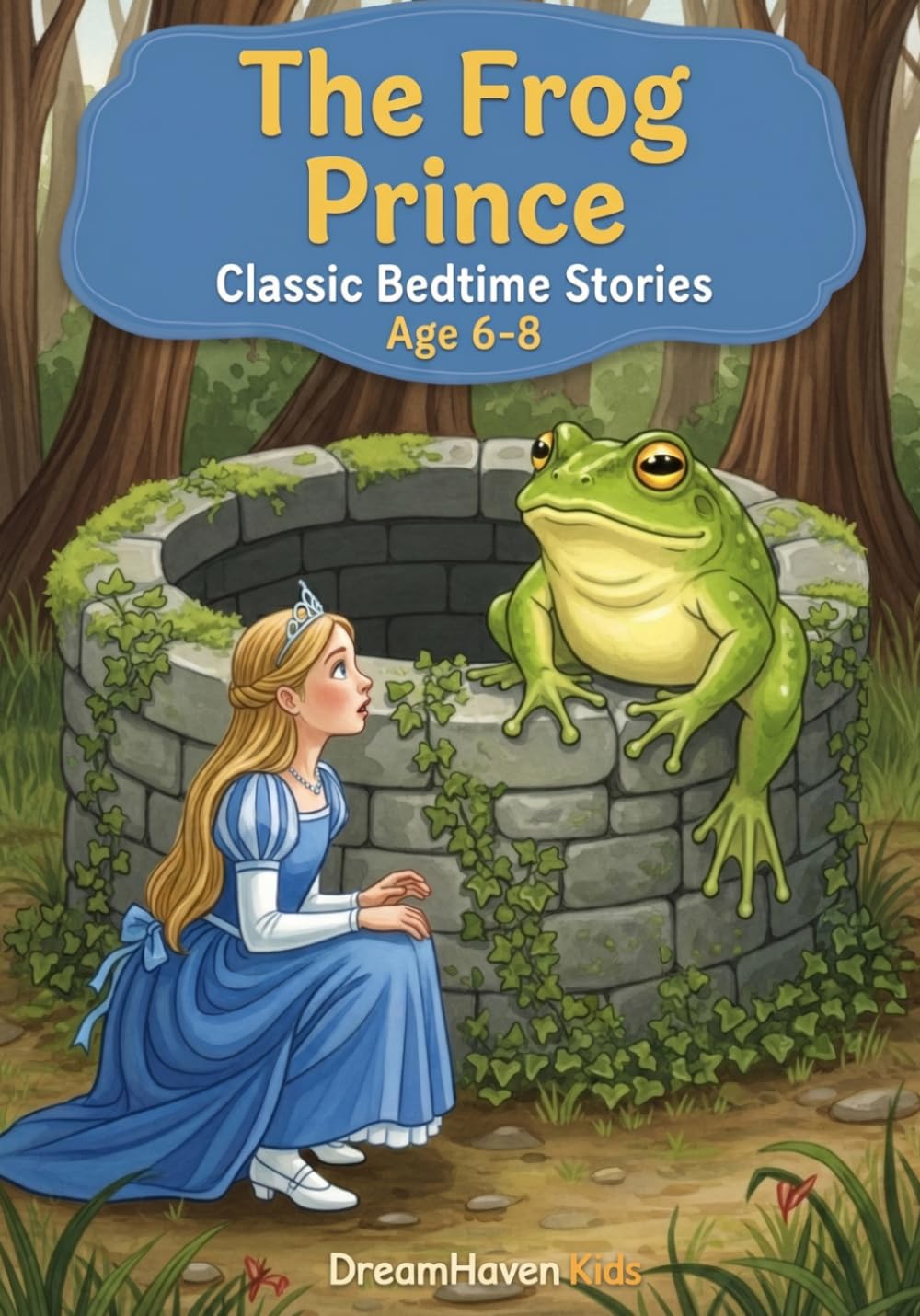 The Frog Prince: Classic Short Stories About Friendship, Courage, Kindness, Adventure For Kids Ages 6-8 (Bedtime Stories)
