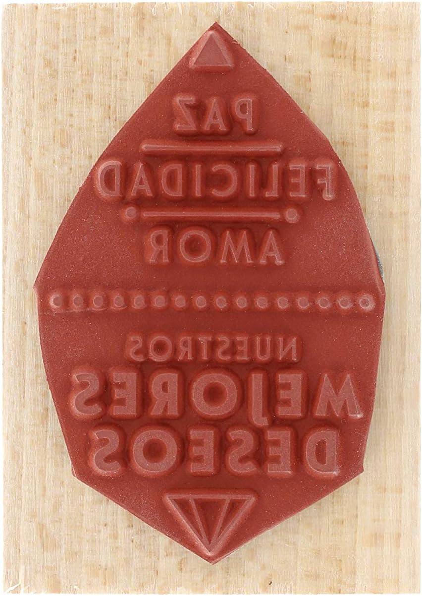 Florilèges Design Stamp, Wood Colour, 50 x 70 mm