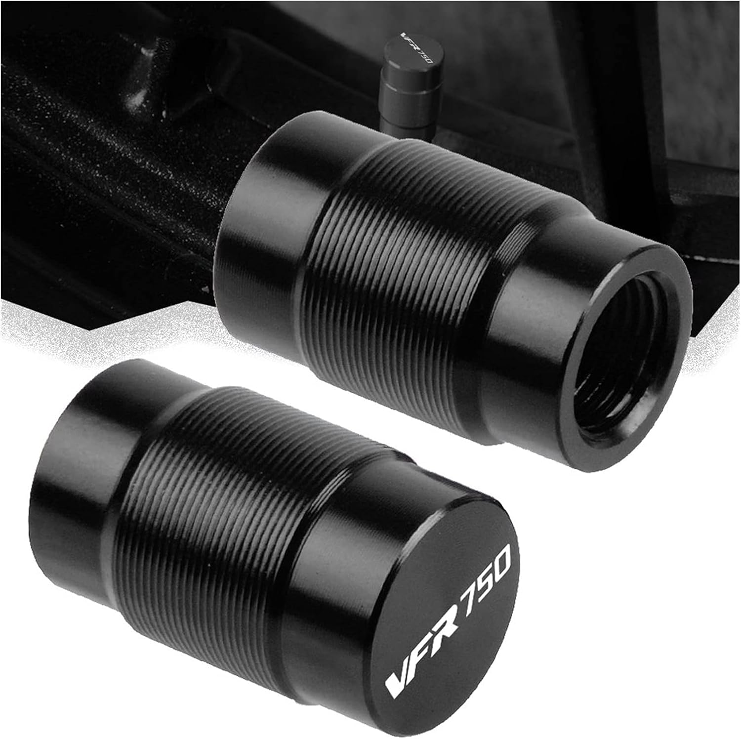 for Honda VFR750 1991-1997 VFR 750 1992 1993 1994 1995 1996 Motorcycle Accessorie Wheel Tire Valve Stem Caps CNC Airtight Covers Fluid Reservoir Cover