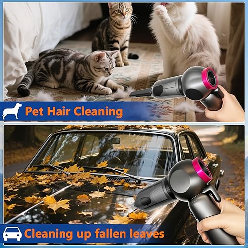 Miniatura 8 de Aspiradora de mano inalámbrica de 16000 Pa, potente motor sin escobillas de 120 W y tiempo de funcionamiento de 60 minutos, aspiradora portátil 6 en
