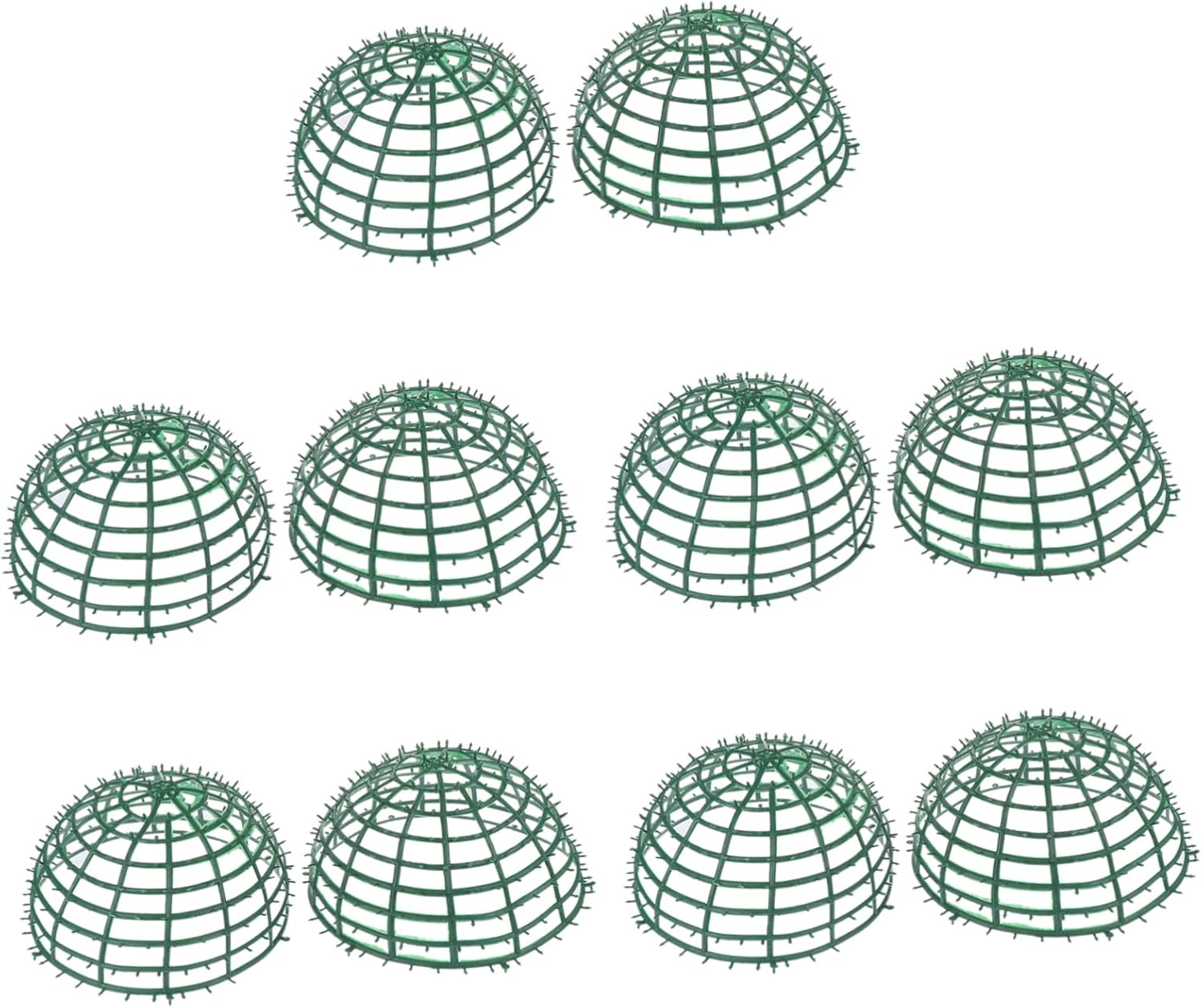 BESTOYARD 5pcs Floral Holder Faux Topiary Outdoor Spheres Plastic Flower Ball Shelf