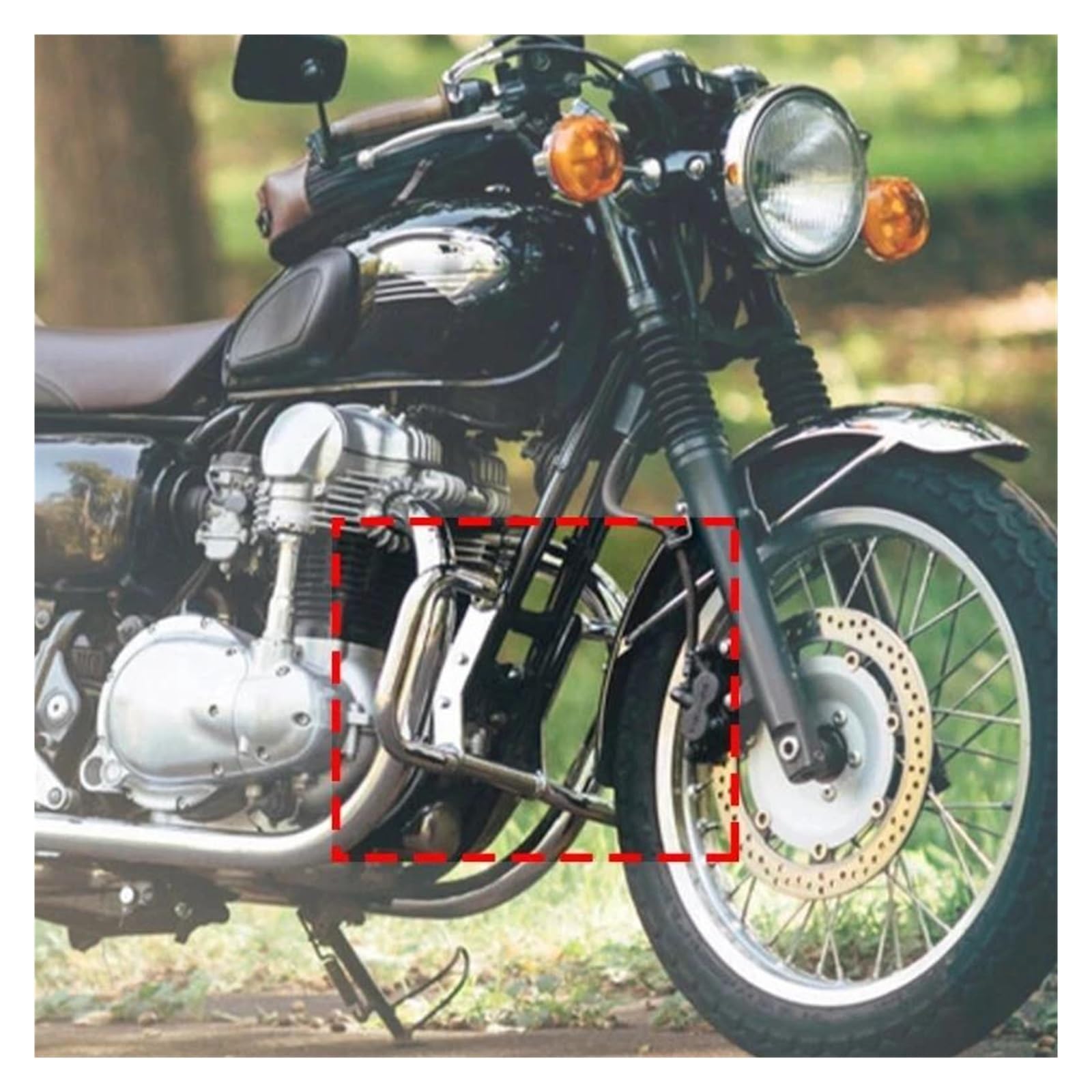 W400、650用 エンジンガード カワサキ純正エンジンガードW400,W650 