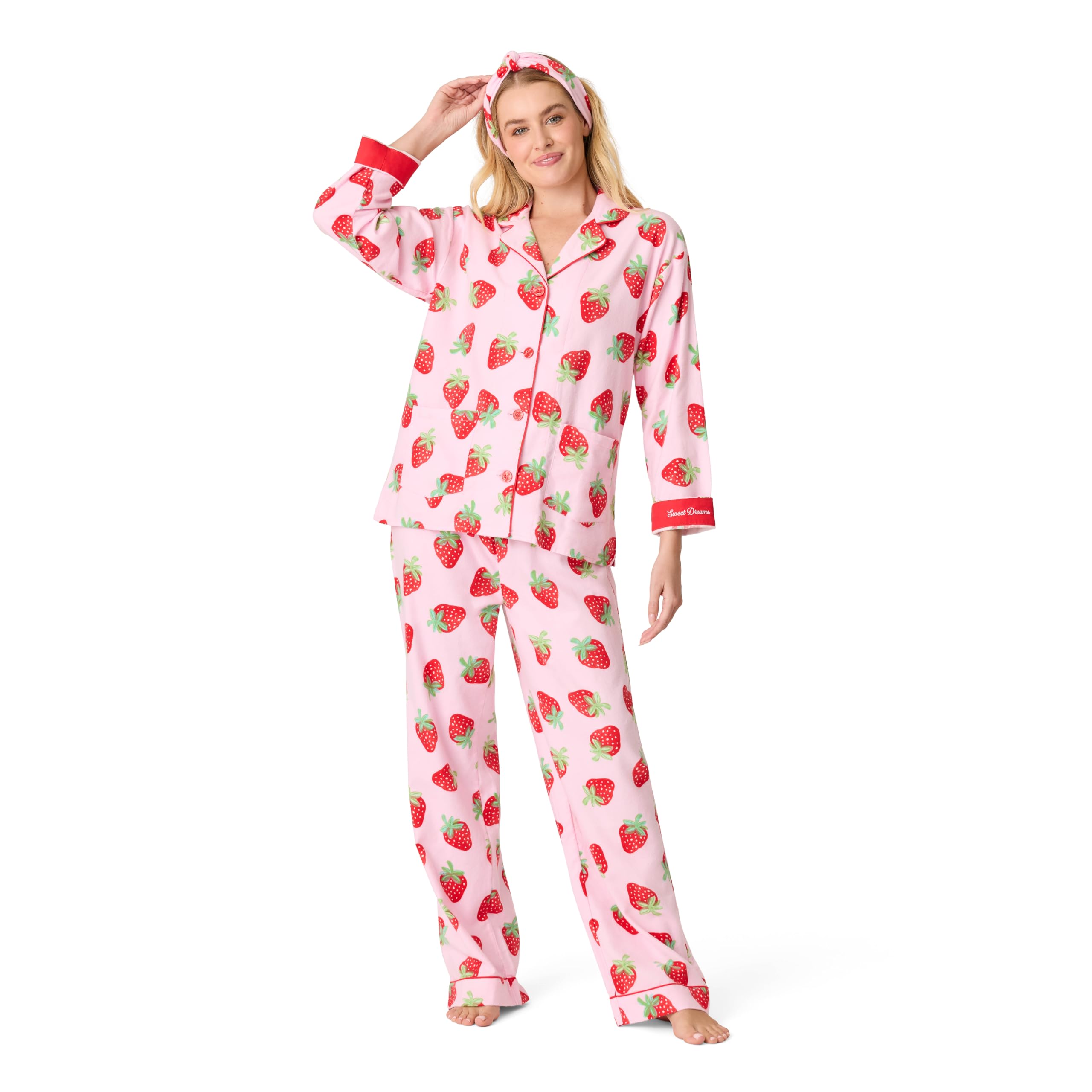 PJ Salvage Flannel Pajama Set