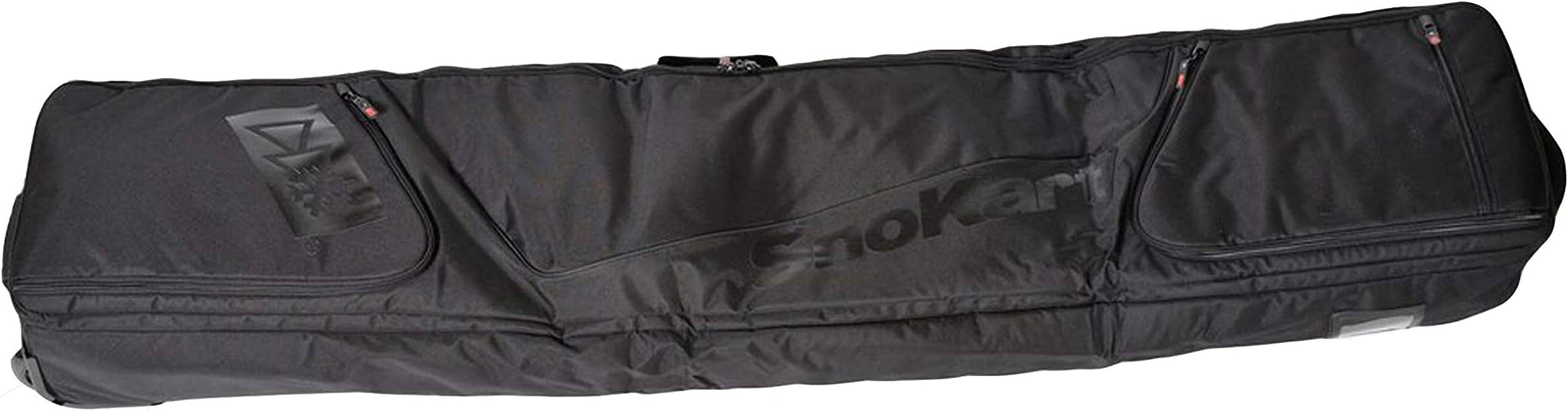 SnoKart Unisex's Board Roller Snowboard Carry Rolling Luggage Bag, Black, One Size