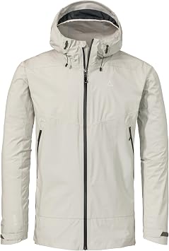 Sch ffel Vistdal M Men's 2.5L 3D Jacket Waterproof Rain Jacket Sporty Outdoor Jacket Windproof and Breathable Thanks to Dermizax Membrane