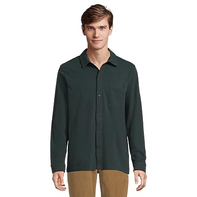 Vince Sueded Jersey Long Sleeve Button Down Men