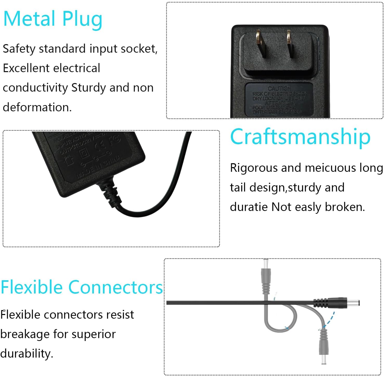 Lithium Battery Charger Replacement 21V 2A for AHPUCEP Weed Eater Weed Wacker Mini Chainsaw Lawn Trimmer Cordless Grass Trimmer String Trimmer - Image 7