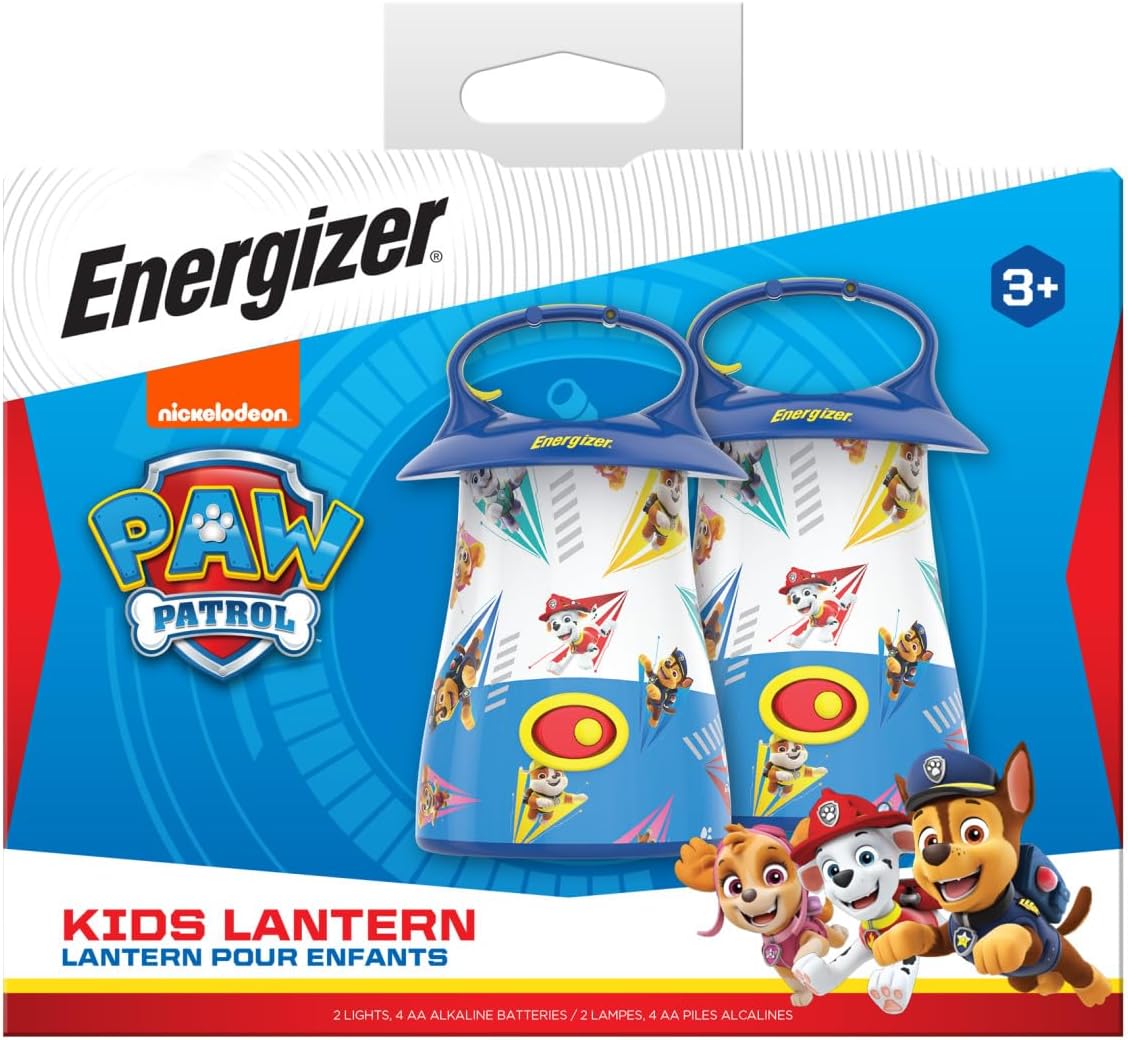 Energizer PAW Patrol Lanterns (2-Pack), Paw Patrol Toys for Boys and Girls, Great Lightweight LED Lantern for Kids (Batteries Included)