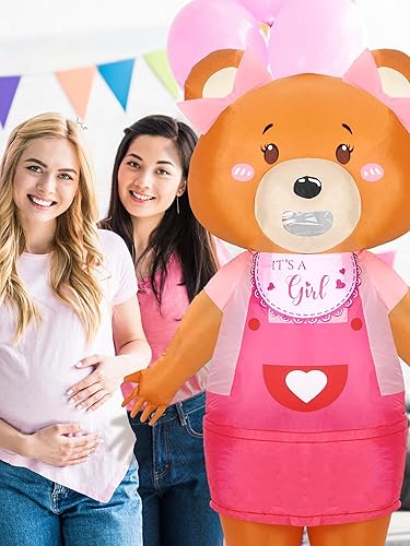 Miniatura 5 de 2 piezas de disfraz inflable gigante para bebé, niño, niña, adulto, disfraz inflable de bebé para cosplay, Navidad