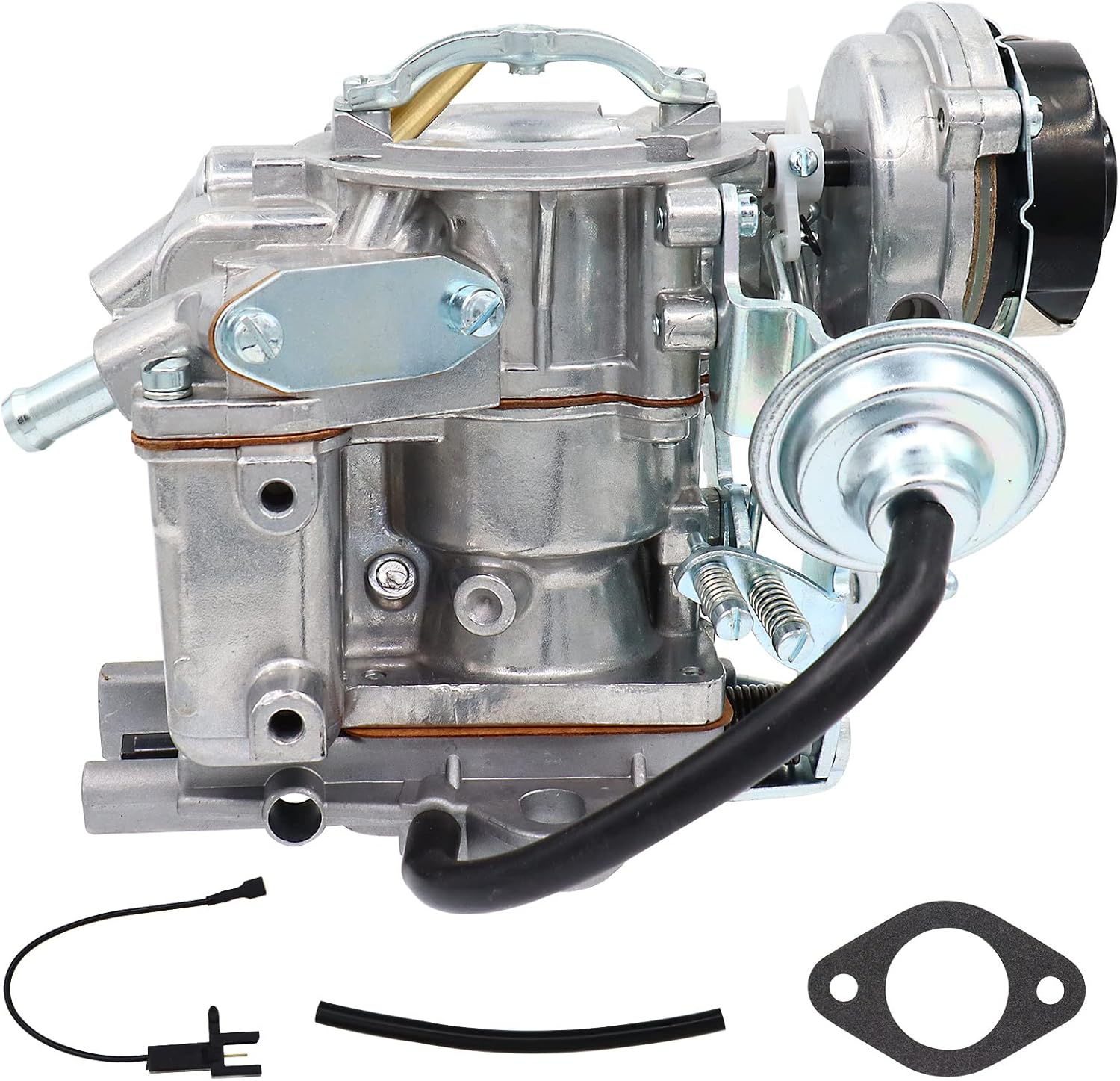 1 Barrel Carburetor for F100 F150 F250 F350 Ford 4.9L 300 Cu 4.1L 250 Cu 3.3L 200 Cu 1965-1985 Carter YF type carb YF C1YF 6 Cylinder Ford Fairmont Broncos GranadaCarb D5TZ9510AG with Electric Choke
