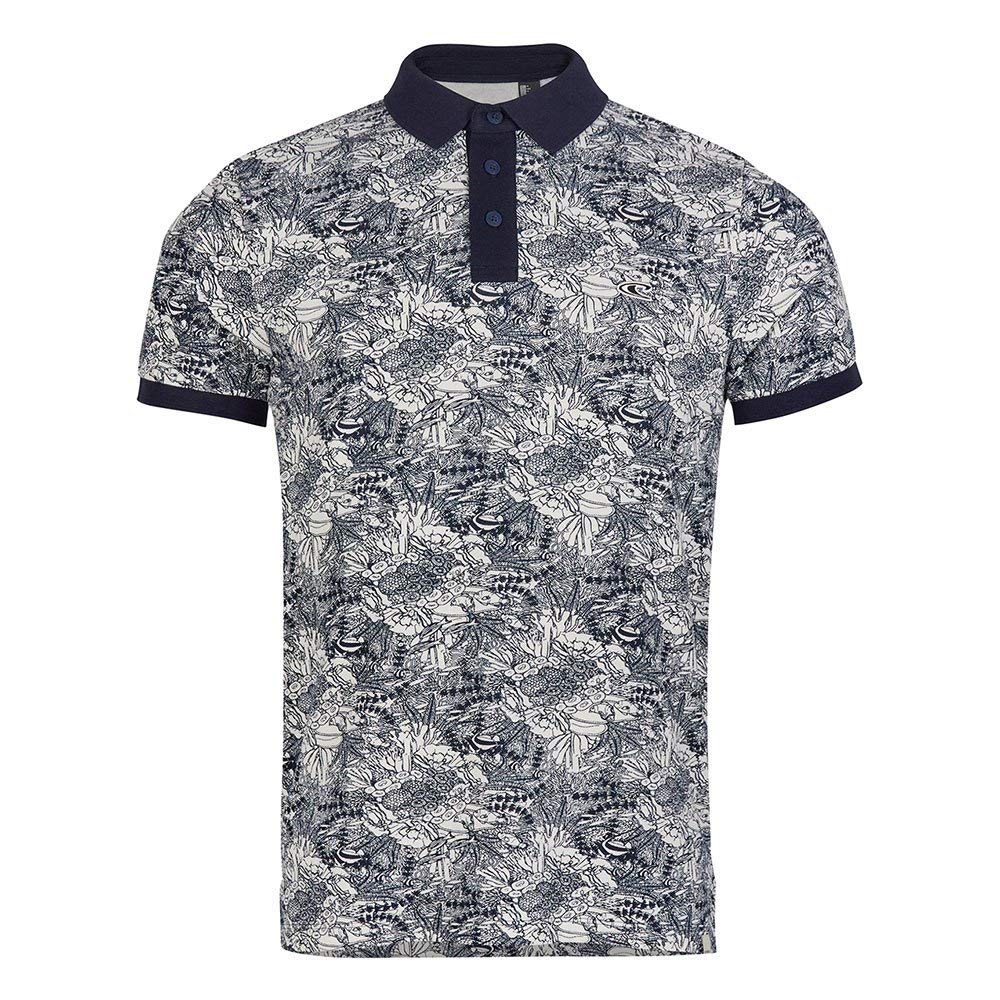 O'Neill LM TROPIX POLO Men's T-Shirt, 1950 White Aop W/ Bue, S