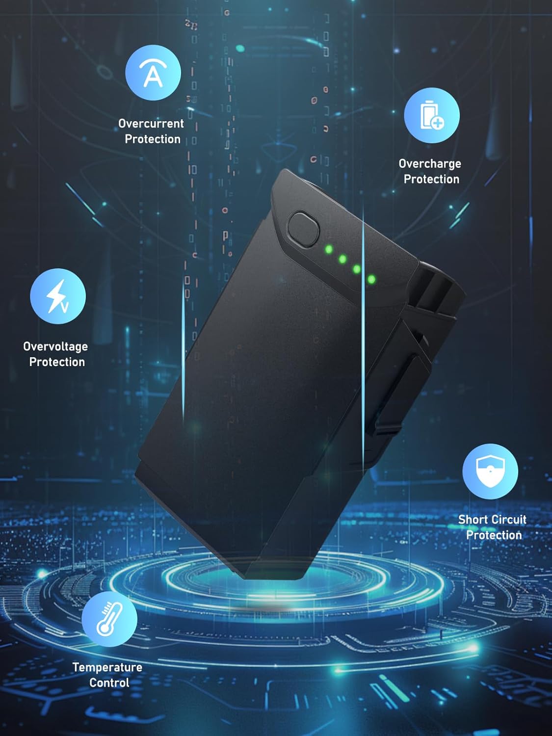 anegine Mavic Air Battery for DJI, 2375mAh Intelligent Flight Battery Compatible with DJI Mavic Air Drone, 21mins Max Flight Time