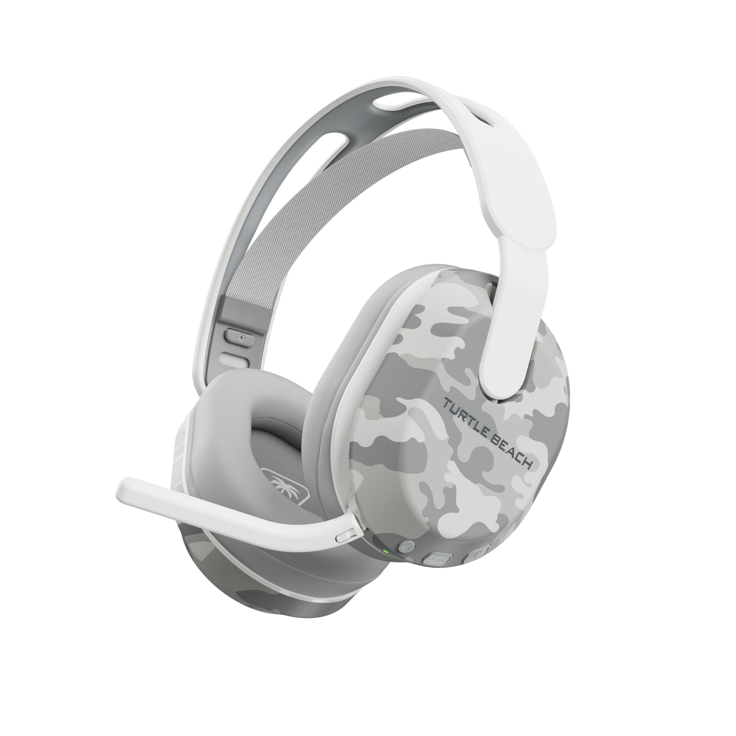 【Amazon.co.jp限定】TURTLE BEACH ゲーミングヘッドセット Stealth 500 PS マルチプラットフォーム カモホワイト ワイヤレス 2.4GHz/Bluetooth 軽量 233g Tempest3D ヘッドホン 跳ね上げ式マイク付 PS5 PS4 PC 携帯ゲーム機 スマホ Steam Deck 対応 40時間持続 ​EQ設定【メーカー保証2年+代理店保証6ヶ月】