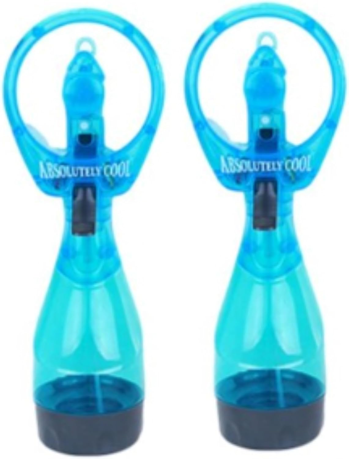 Portable Handheld Water Misting Fan Personal Cooling Spray Bottle Fan (2, Blue)