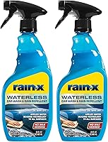 Vista 8 de Rain-X 620143 Lavado de Auto sin Agua y Repelente de Lluvia, 23 onzas líquidas. Spray Limpiador sin Enjuague para un Acabado sin Manchas, Perfecto