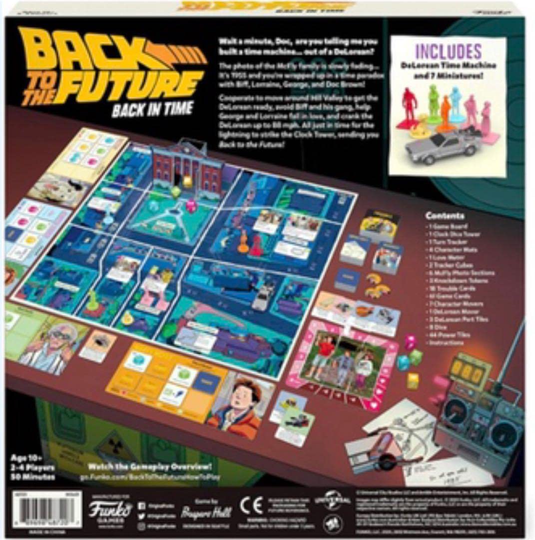 Amazon.co.jp: バックトゥザフューチャー ボードゲーム バックイン 