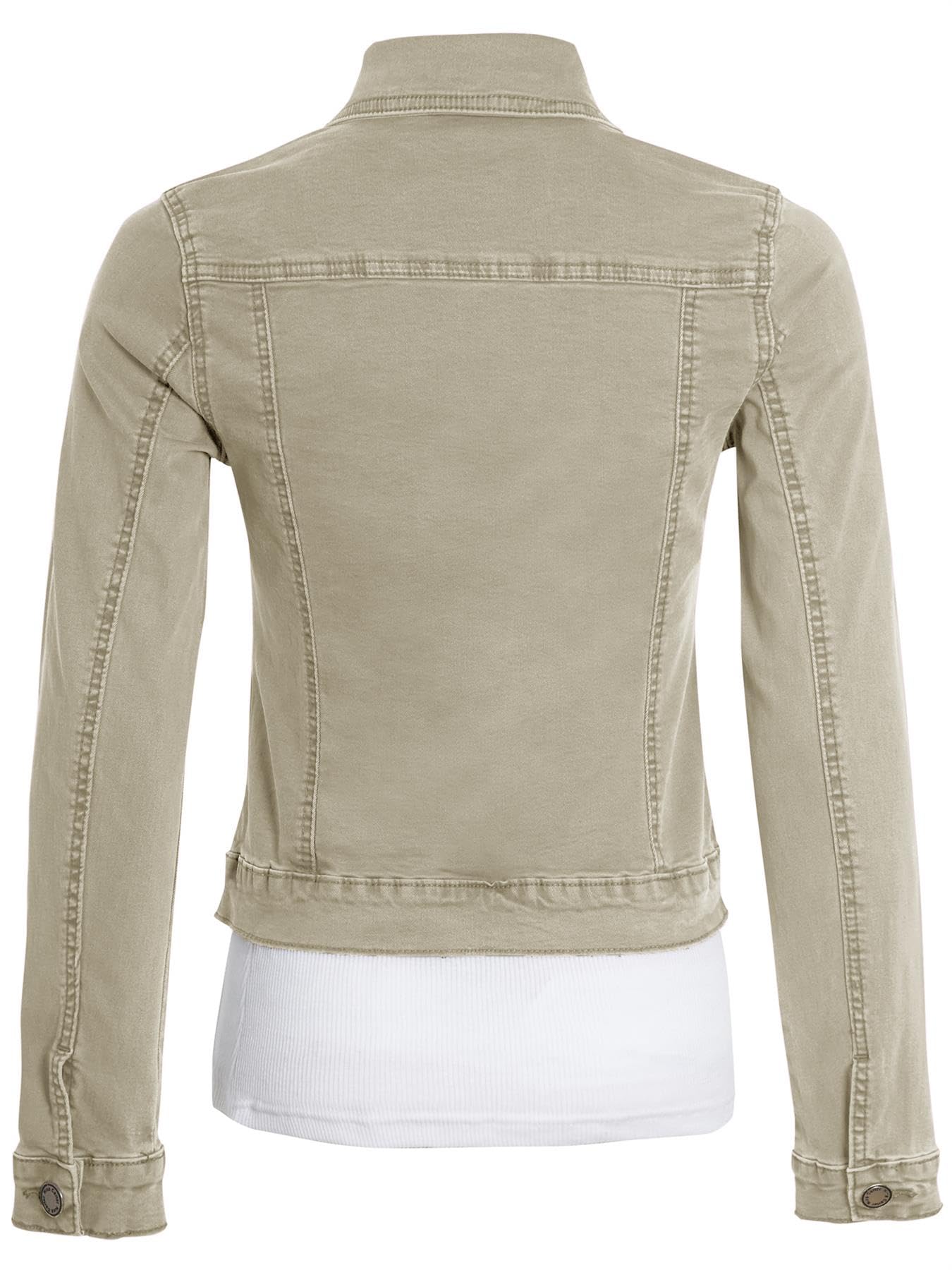 SS7 Veste en jean Femme Vestes stretch haut de gamme