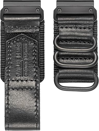Miniatura 8 de Compatible With Garmin Watch Band, Leather Watch Band Sports Strap For FnixInstinctTactixVivoactiveApproachMARQQuatixD2ForerunnerEnduro,202226MM