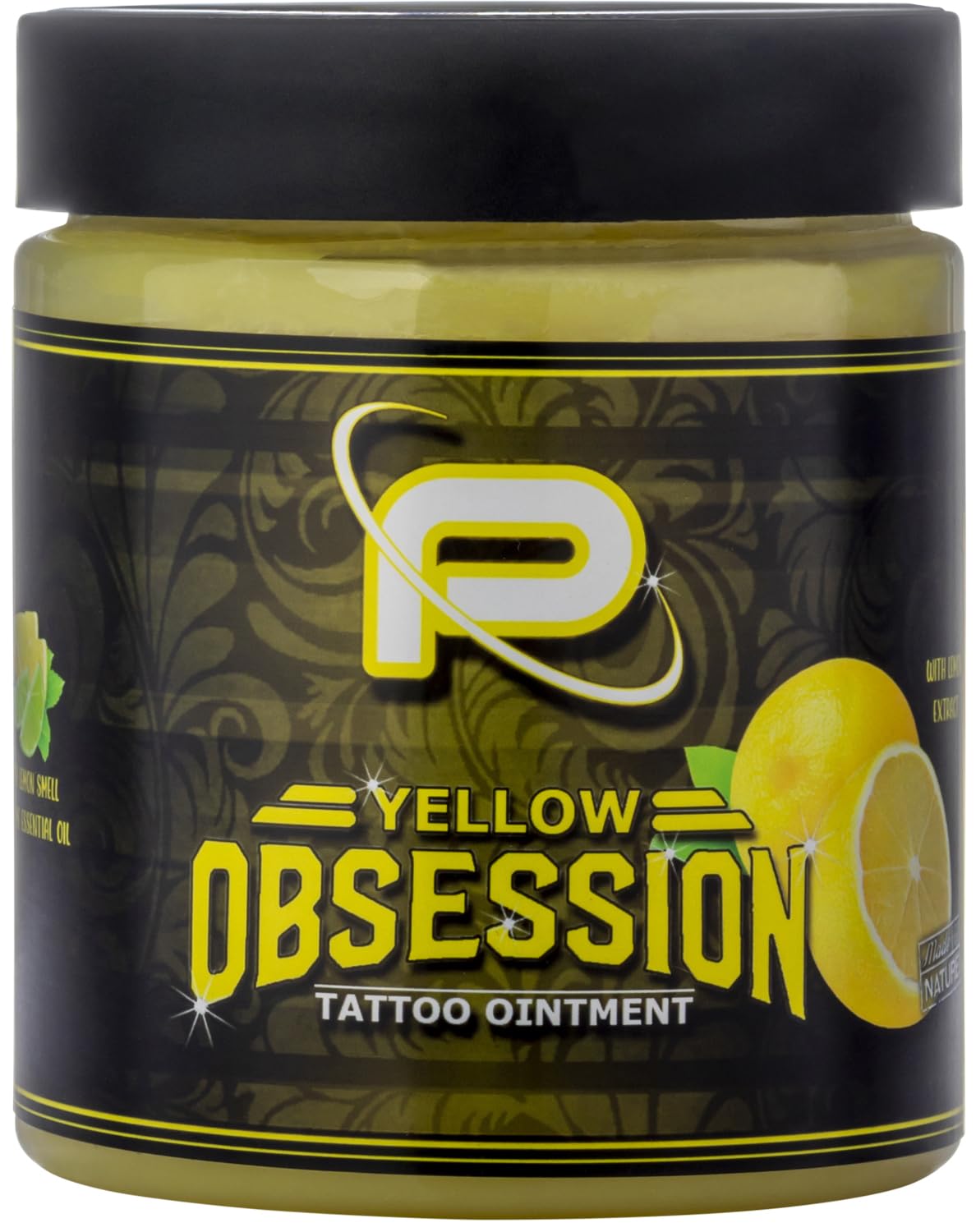 Proton - Colours Obsession - Tattoo Butter - Made by Nature - Yellow - 250ml / 8.5 Oz. Tattoo and Healing Cream - Yellow