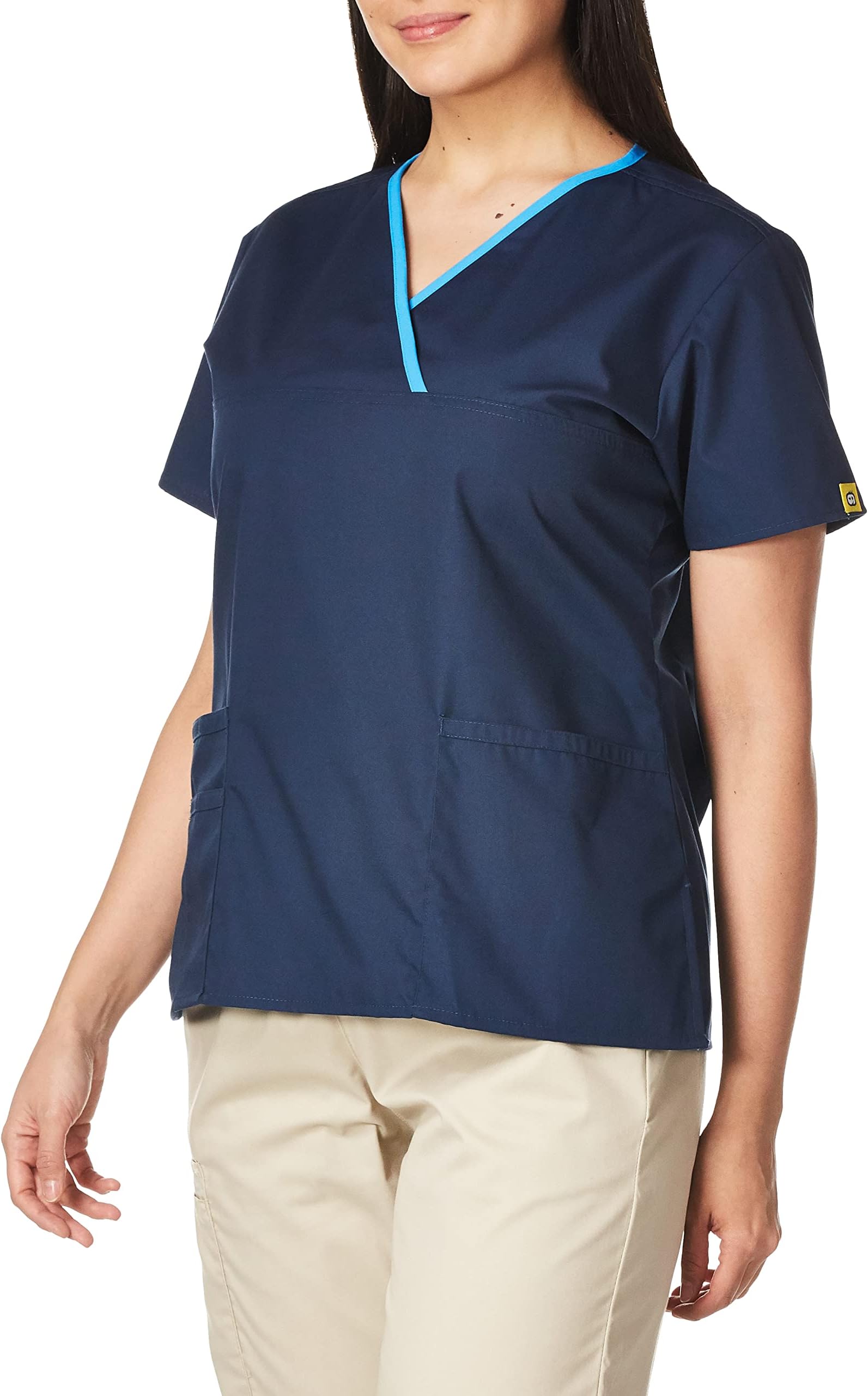 WonderWinkWomen's Scrubs Charlie 5 Pocket Y-Neck Wrap Top