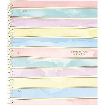 ୨୧ みさページ୨୧ Amazon.com : CAGIE Spiral Notebooks for School Work with