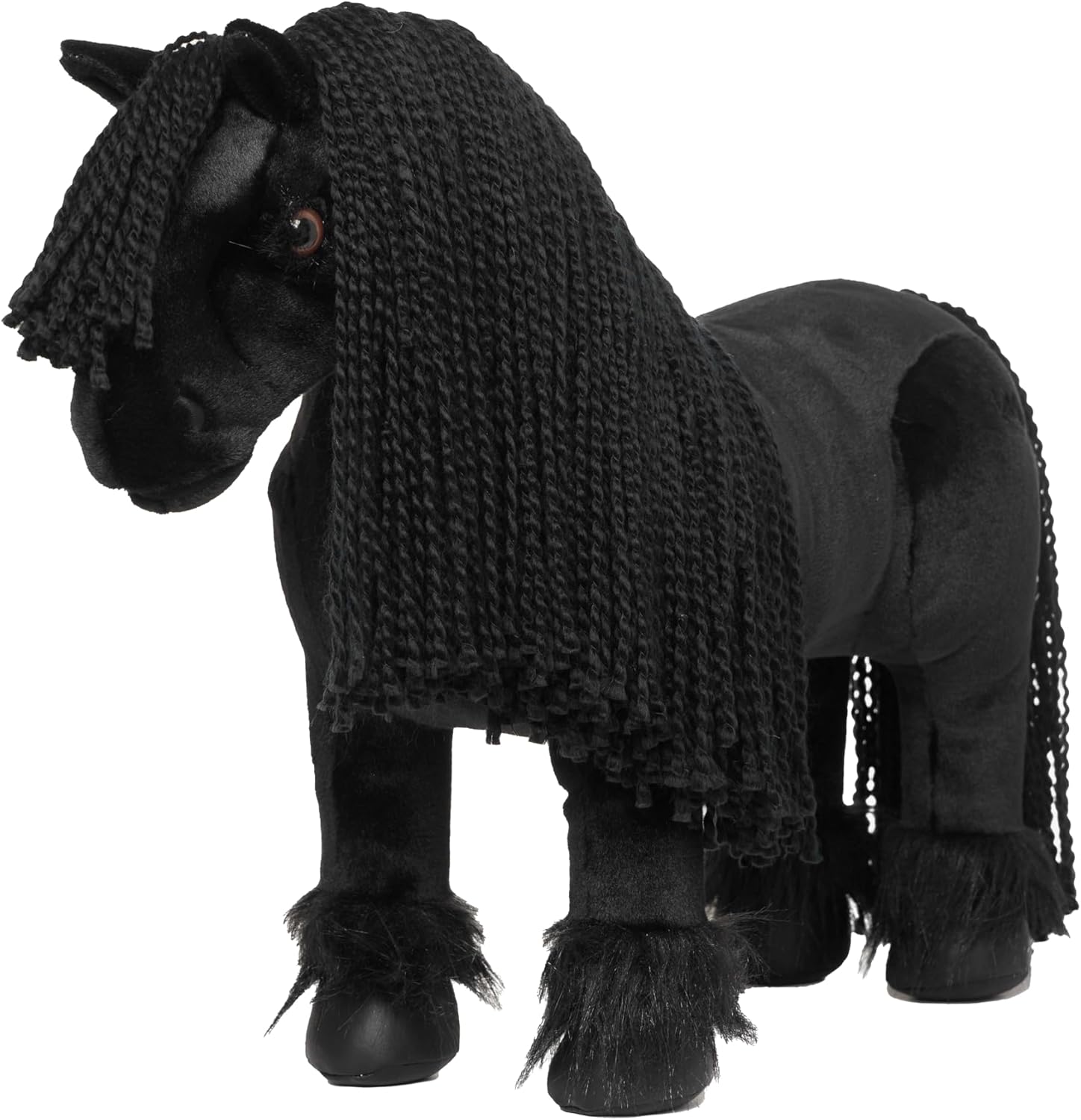 LeMieux Toy Pony Coco - Soft Grey Coat - Includes Navy Branded Carry Rug - Suitable for Ages 3+