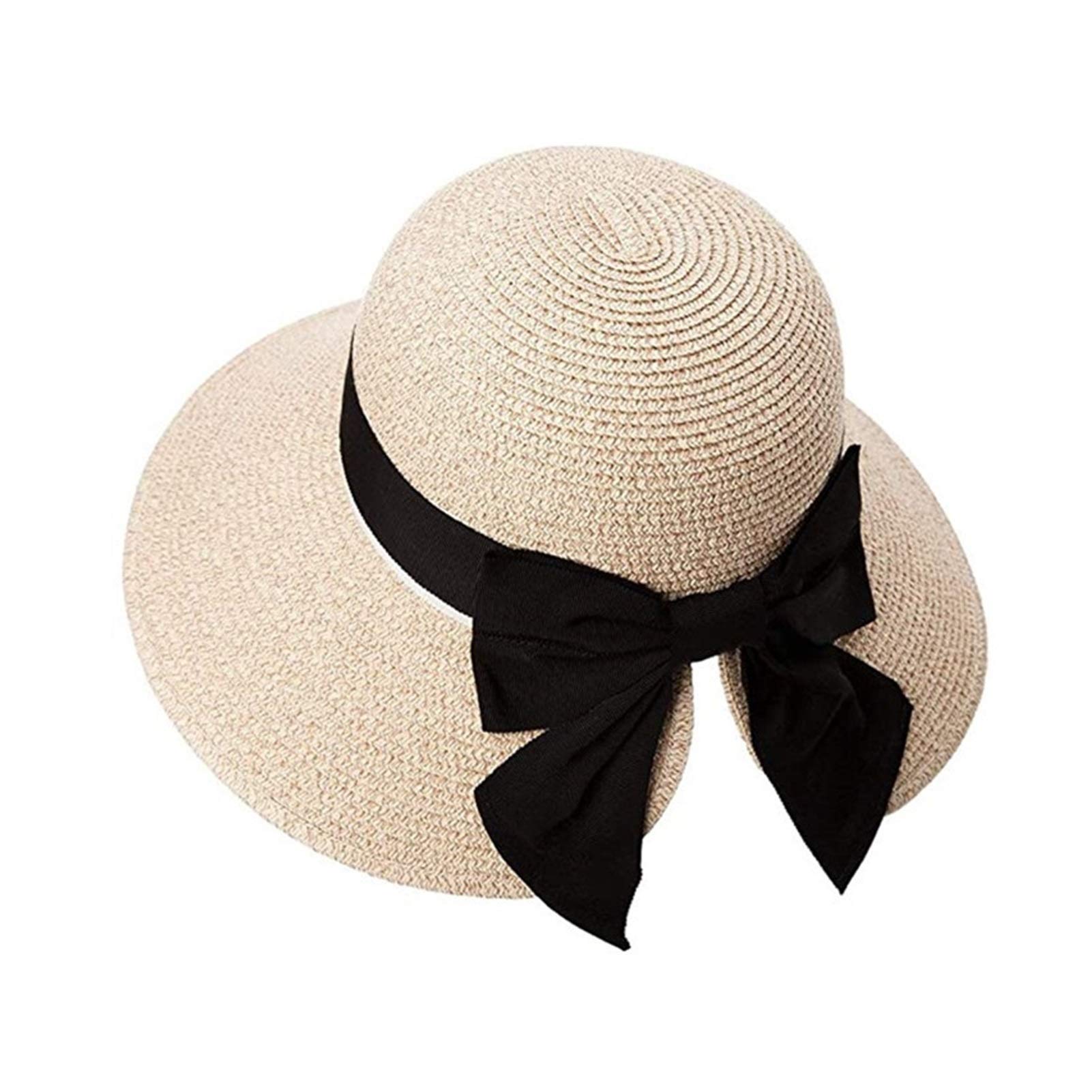 WUODHTW Vrouwen hoed Floppy Brede Rand Zomer Strand Stro