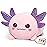 Mewaii Axolotl Plush, Cute Pink Axolotl Stuffed Animal, Soft Plushie Cuddle Pillow, Anime Plushie Doll, Cute Stuff Toys Gift for Girls, Boys and Males (16 Inch)