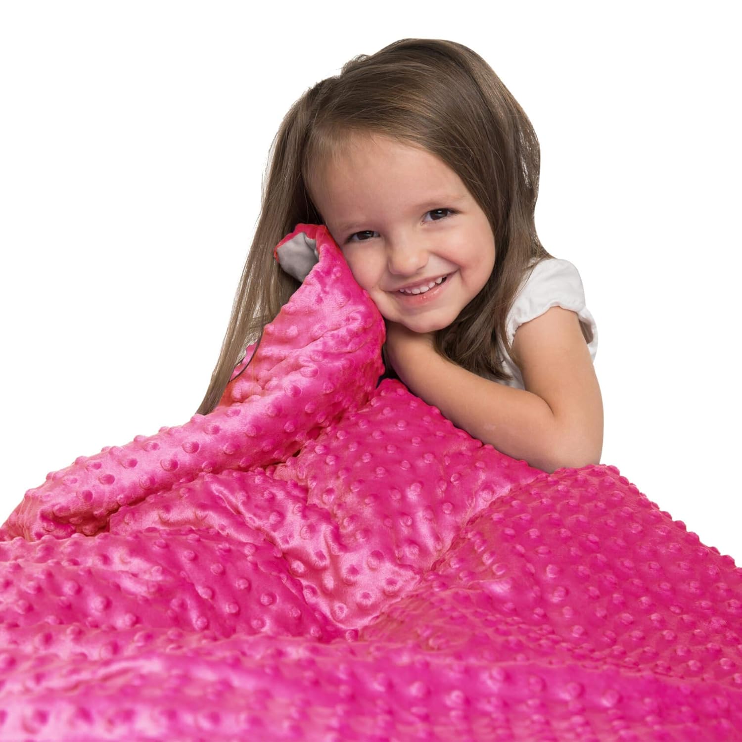 Super Soft 5 Lbs Calming Weighted Blanket for Kids with Removable Cover