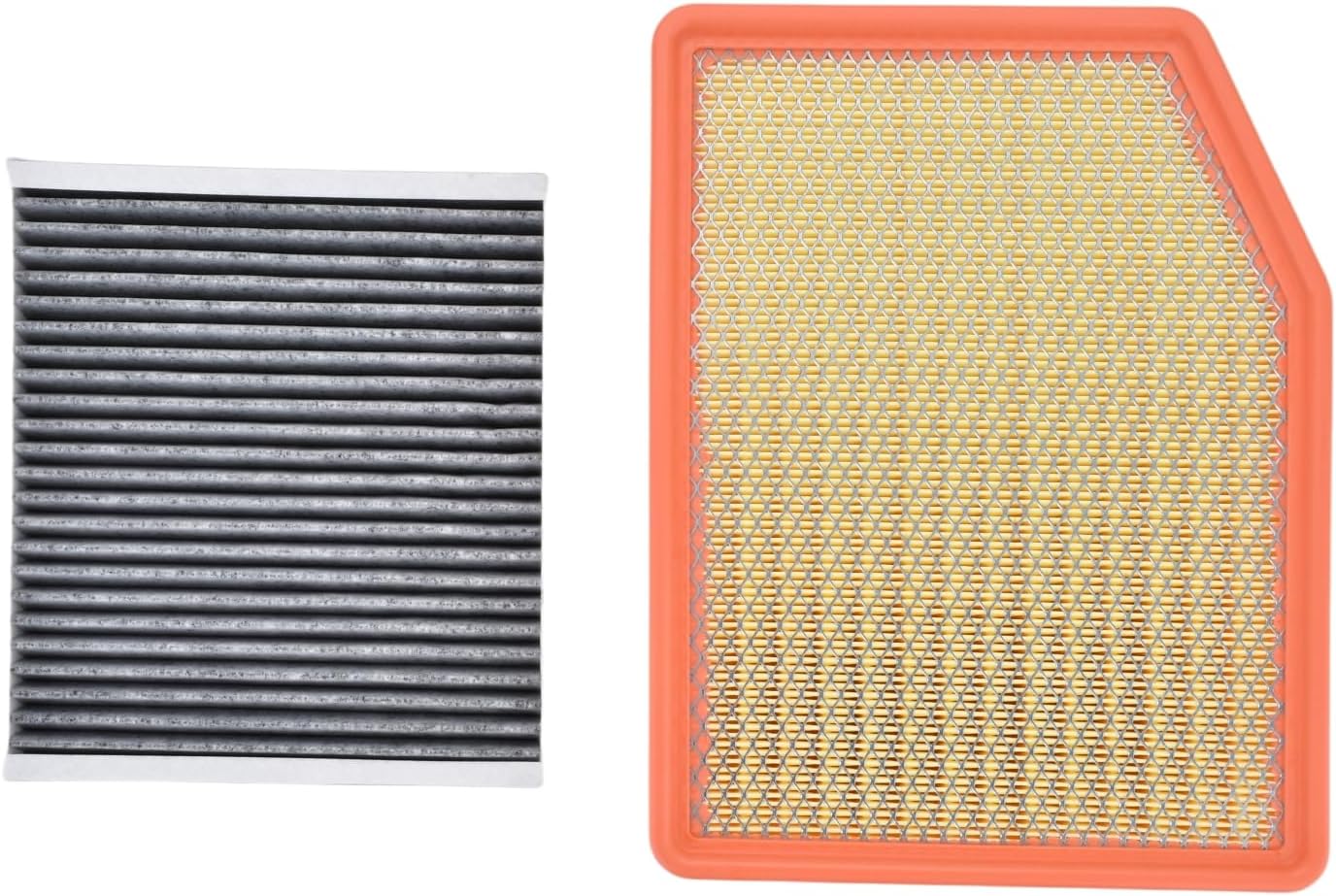 A3244C CP966 Engine Cabin Air Filter kit fits 2019-2025 Silverado 1500 Sierra 1500, 2020-2025 Silverado 2500HD/3500HD Sierra 2500HD/3500HD Select, 2021+ Yukon Tahoe Suburban Escalade