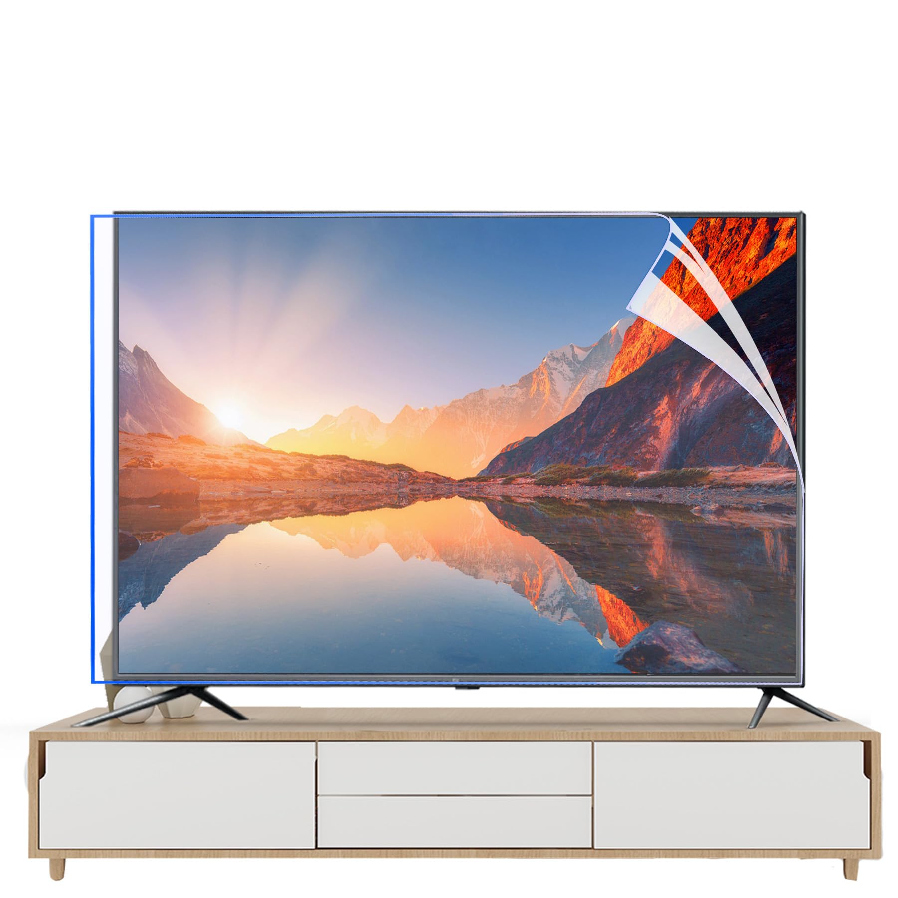 Filtre TV 32 pouces anti-lumière bleue pour OLED QLED 4K