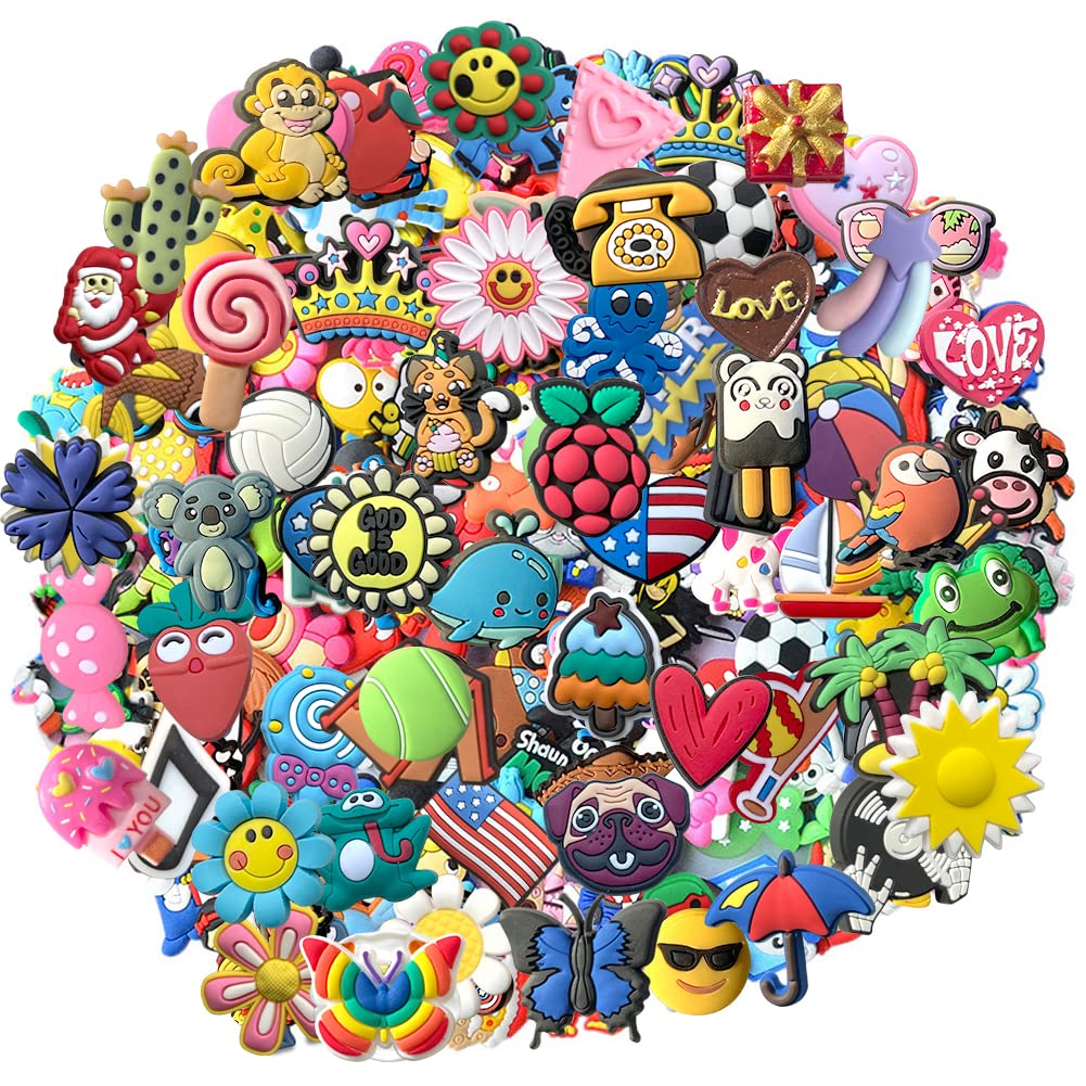 30,50,100 PCS Random Different Shoe Charms for Shoes Party Gift