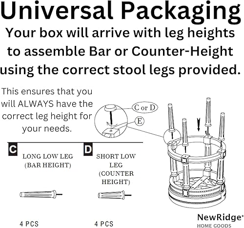 Miniatura 4 de New Ridge Home Goods Chapman Taburete de bar giratorio de 26 pulgadas de altura, sin respaldo, blanco alabastro con asiento gris